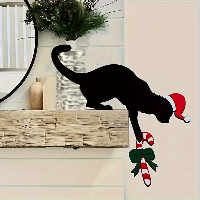 Ownkoti Black Cat Door Frame Decor - image 2