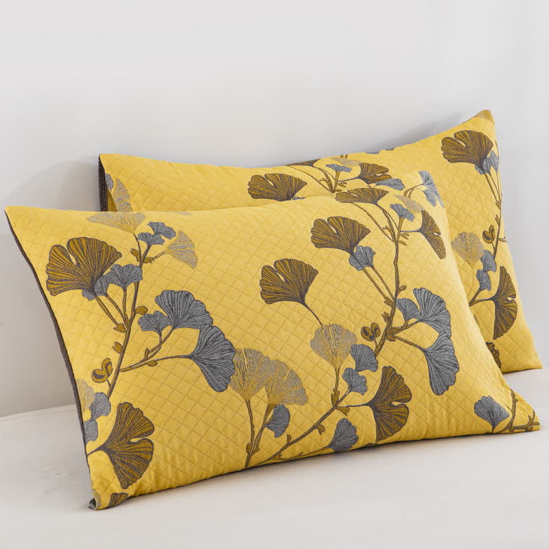 Ownkoti Ginkgo Leaf Organic Cotton Reversible Quilt - image 24