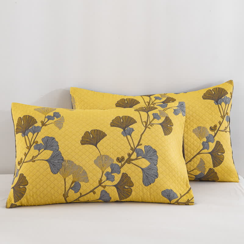 Ownkoti Ginkgo Leaf Organic Cotton Reversible Quilt - image 23
