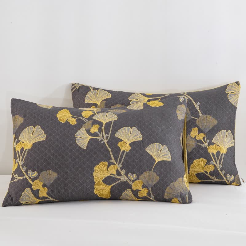 Ownkoti Ginkgo Leaf Organic Cotton Reversible Quilt - image 32