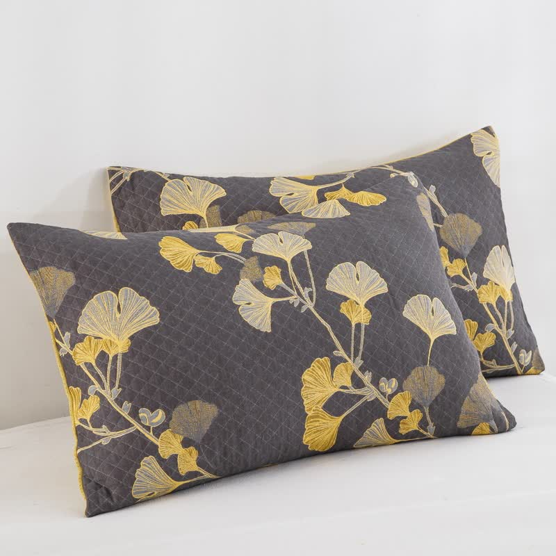Ownkoti Ginkgo Leaf Organic Cotton Reversible Quilt - image 31