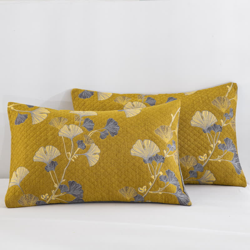 Ownkoti Ginkgo Leaf Organic Cotton Reversible Quilt - image 38