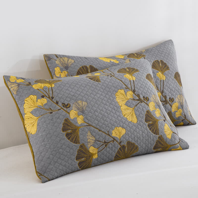 Ownkoti Ginkgo Leaf Organic Cotton Reversible Quilt - image 47