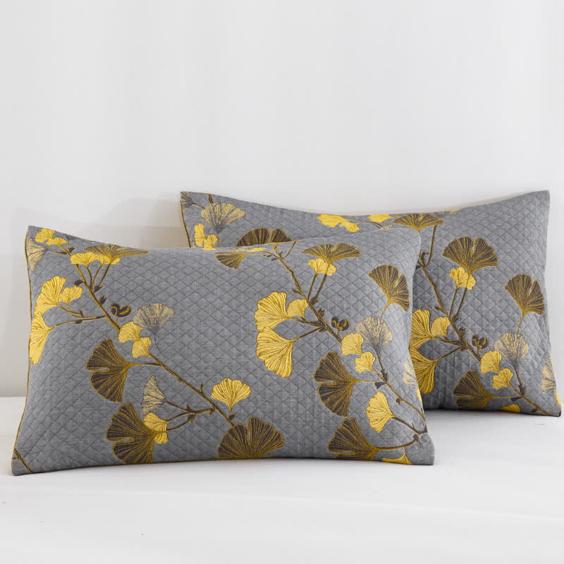 Ownkoti Ginkgo Leaf Organic Cotton Reversible Quilt - image 46