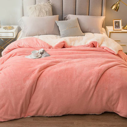 Ownkoti Solid Color Sherpa Duvet Cover Blanket - image 26