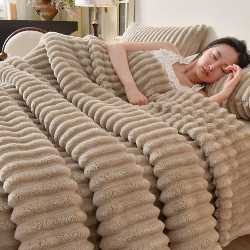 Ownkoti Modern Striped Warm Throw Blanket - image 9