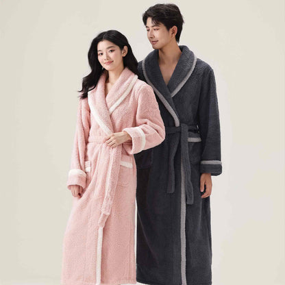 Ownkoti Unisex Fleece Plush Warm Robe - image 2
