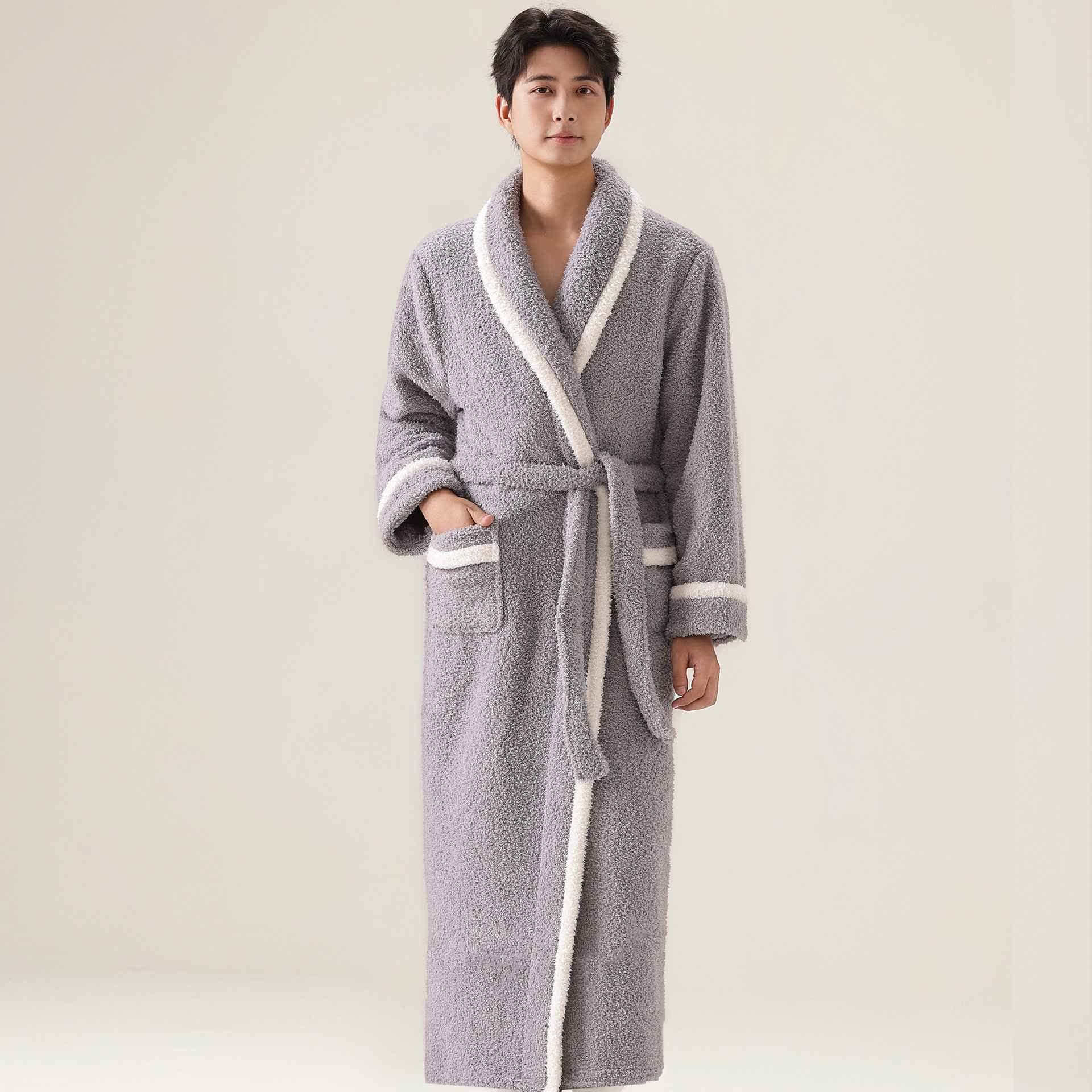 Ownkoti Unisex Fleece Plush Warm Robe - image 7