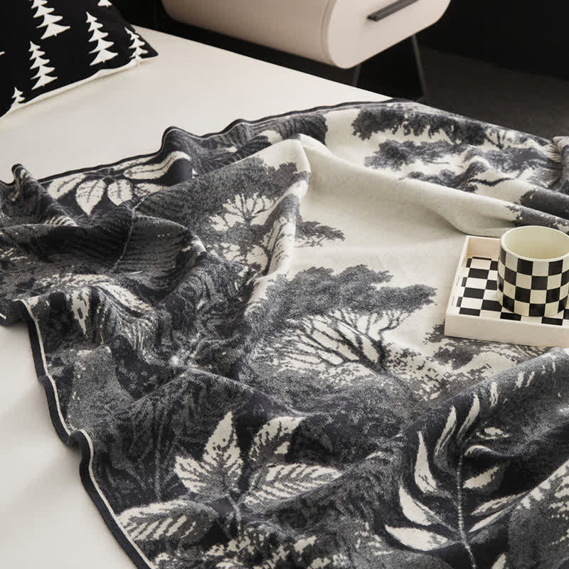 Ownkoti Jacquard Retro Multi-functional Throw Blanket - image 8