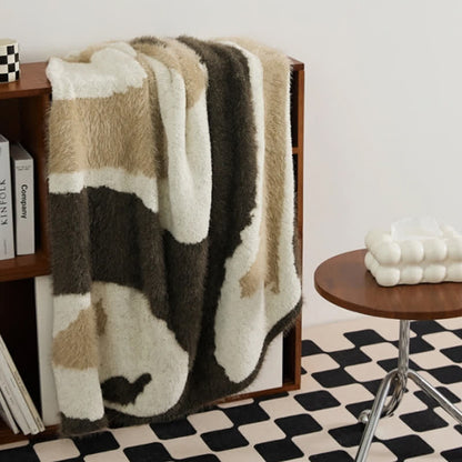 Ownkoti Abstract Art Shaggy Cozy Throw Blanket - image 9