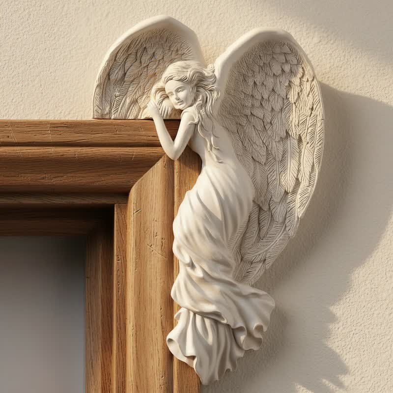 Ownkoti Door Frame Angel Wings Sculpture - image 7