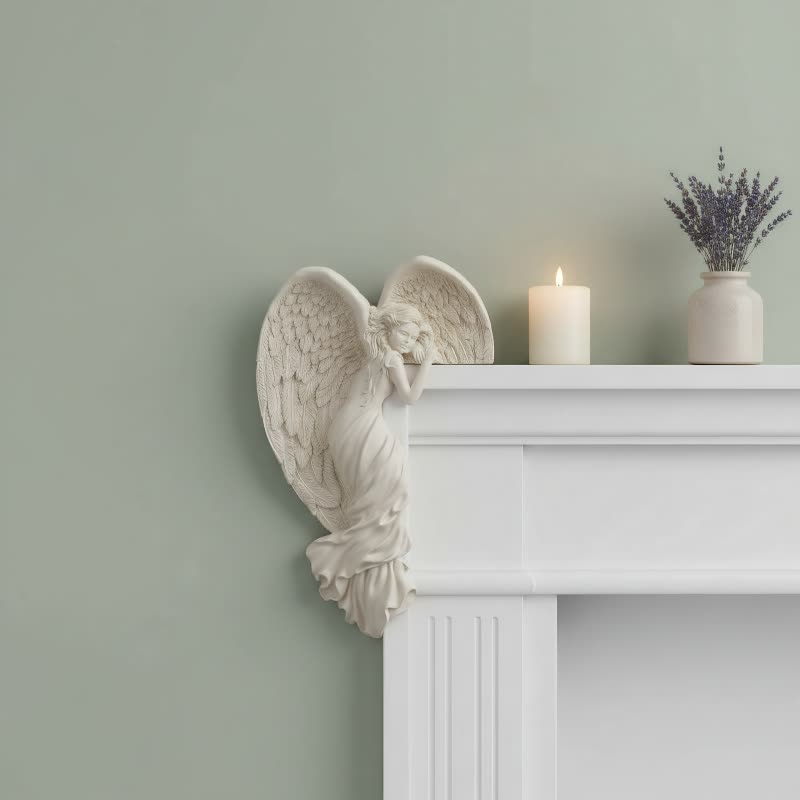 Ownkoti Door Frame Angel Wings Sculpture - image 4