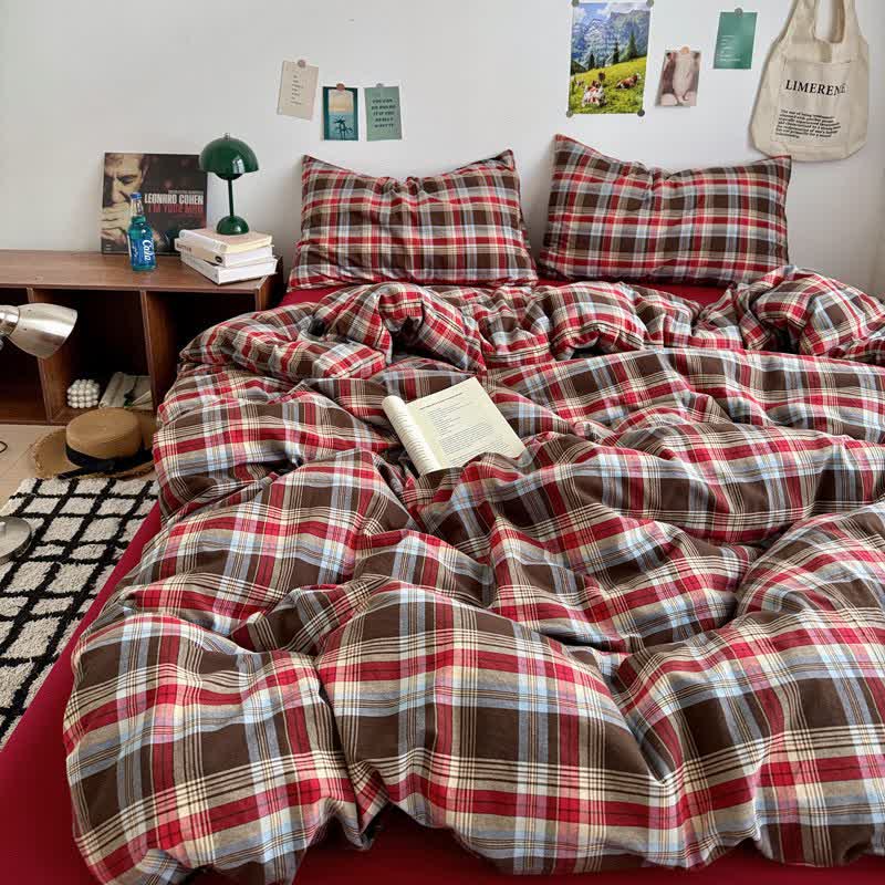 Ownkoti Classic Plaid Cotton Bedding Set - image 17
