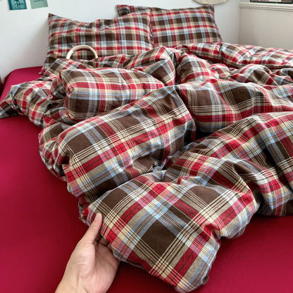 Ownkoti Classic Plaid Cotton Bedding Set - image 14