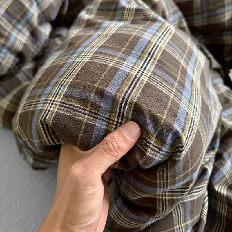 Ownkoti Classic Plaid Cotton Bedding Set - image 22