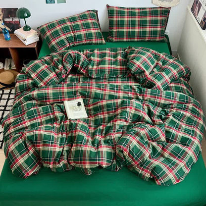 Ownkoti Classic Plaid Cotton Bedding Set - image 25