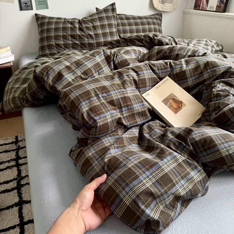 Ownkoti Classic Plaid Cotton Bedding Set - image 3