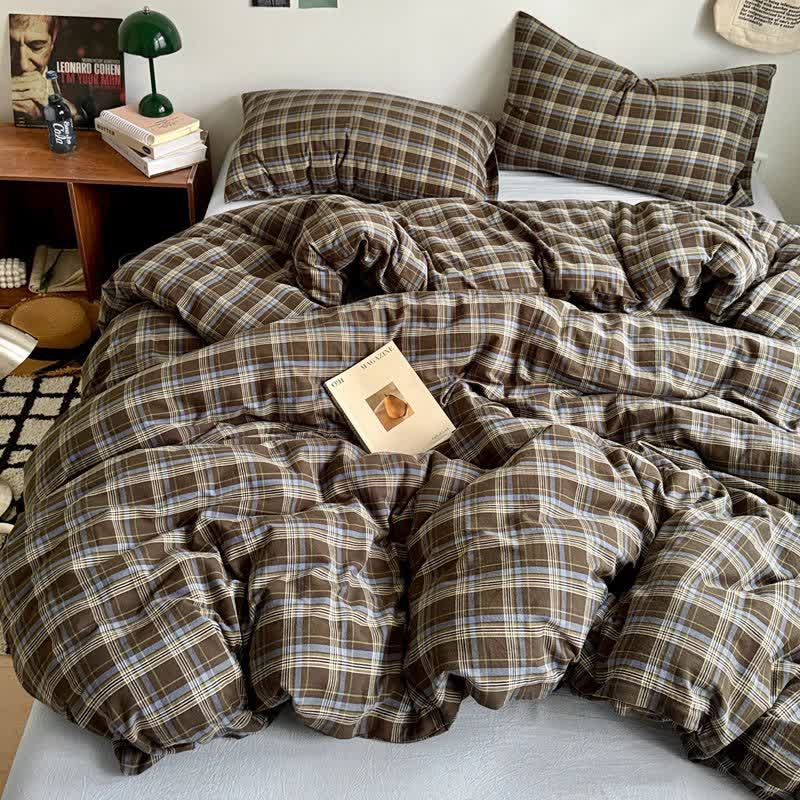 Ownkoti Classic Plaid Cotton Bedding Set - image 18