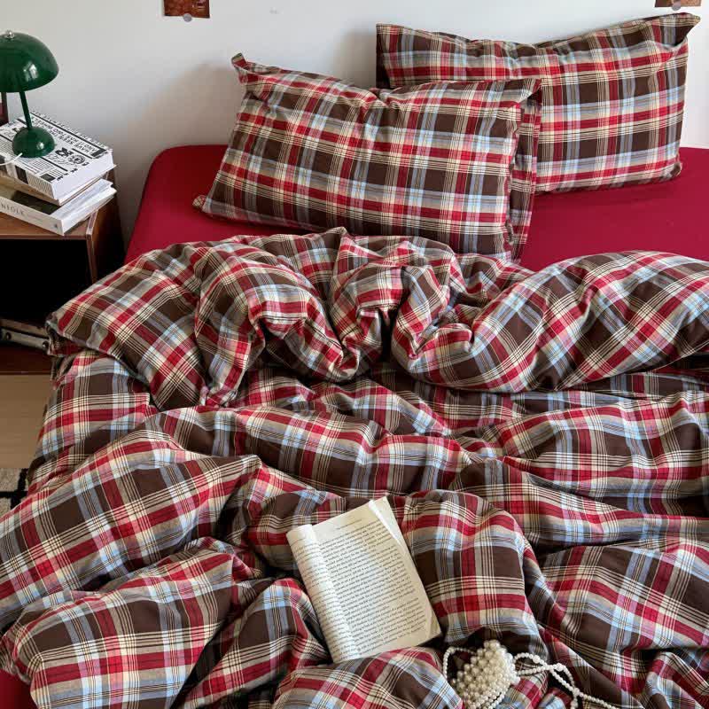 Ownkoti Classic Plaid Cotton Bedding Set - image 12