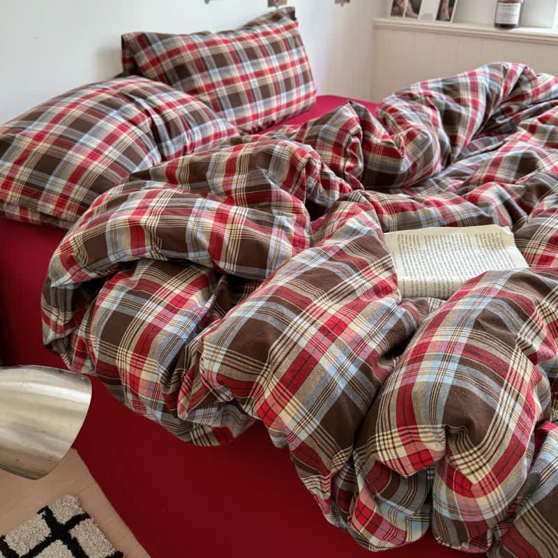 Ownkoti Classic Plaid Cotton Bedding Set - image 19