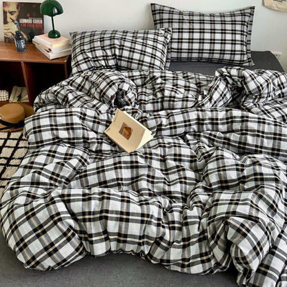 Ownkoti Classic Plaid Cotton Bedding Set - image 1