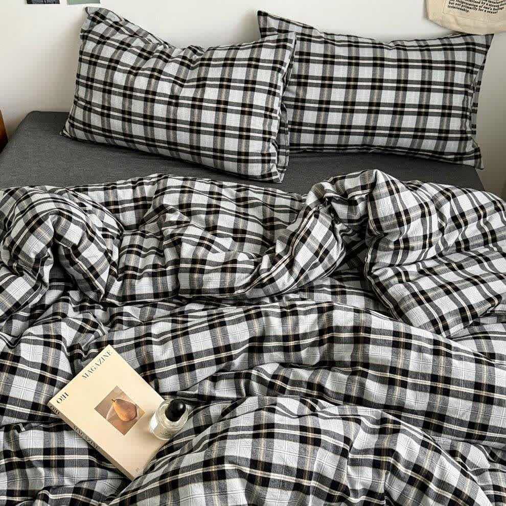 Ownkoti Classic Plaid Cotton Bedding Set - image 29