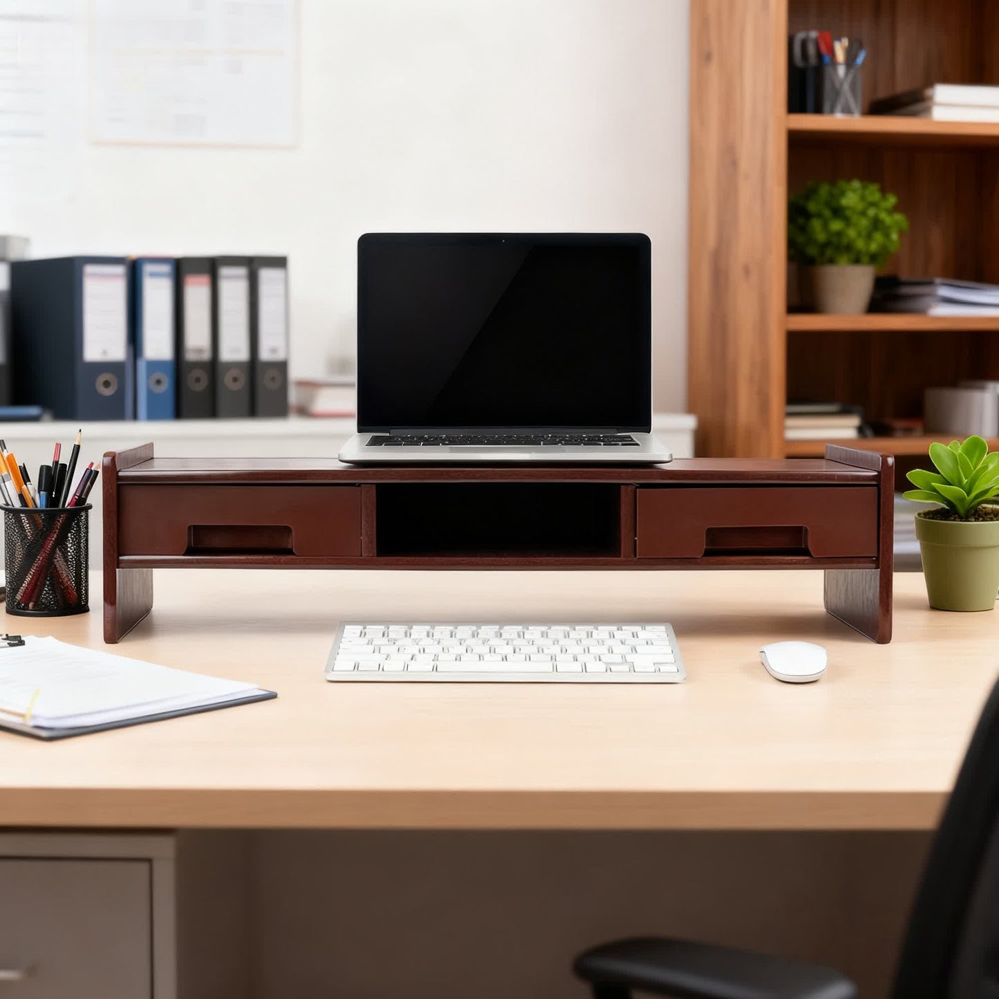 Ownkoti Computer Monitor Stand Riser Desk Organizer - image 5