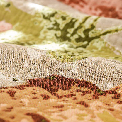 Ownkoti Impressionist Floral Jacquard Cotton Gauze Quilt - image 5