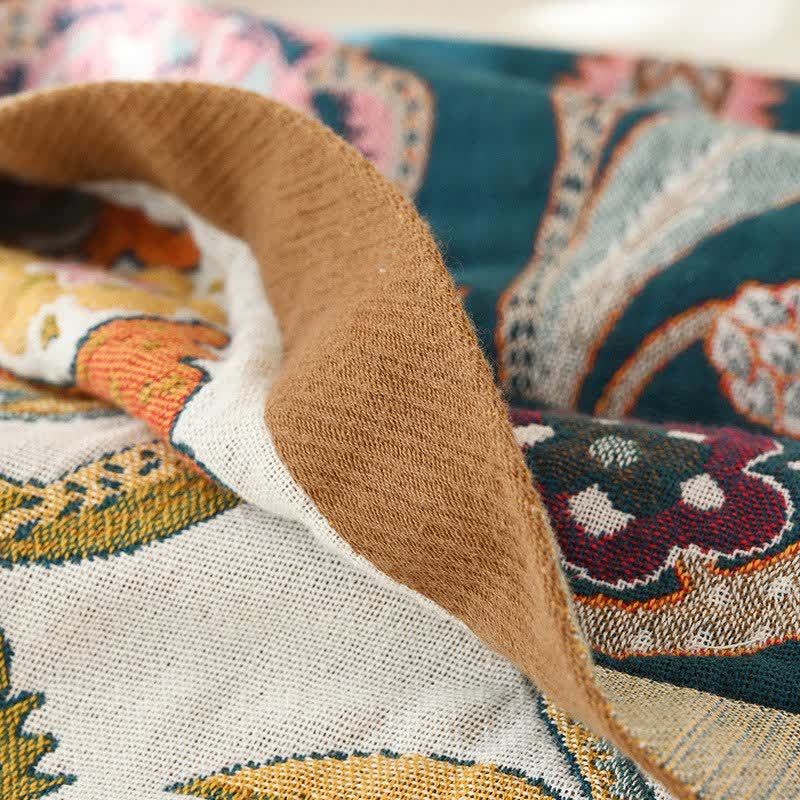 Ownkoti Pastoral Style Leaf Cotton Gauze Quilt - image 5