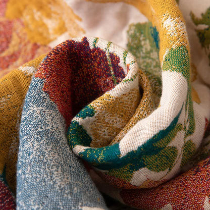 Ownkoti Luxurious Floral Cotton Gauze Tassel Quilt - image 6