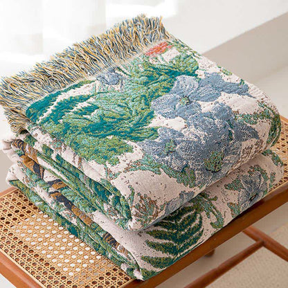 Ownkoti Mushroom Forest Cotton Gauze Tassel Quilt - image 2
