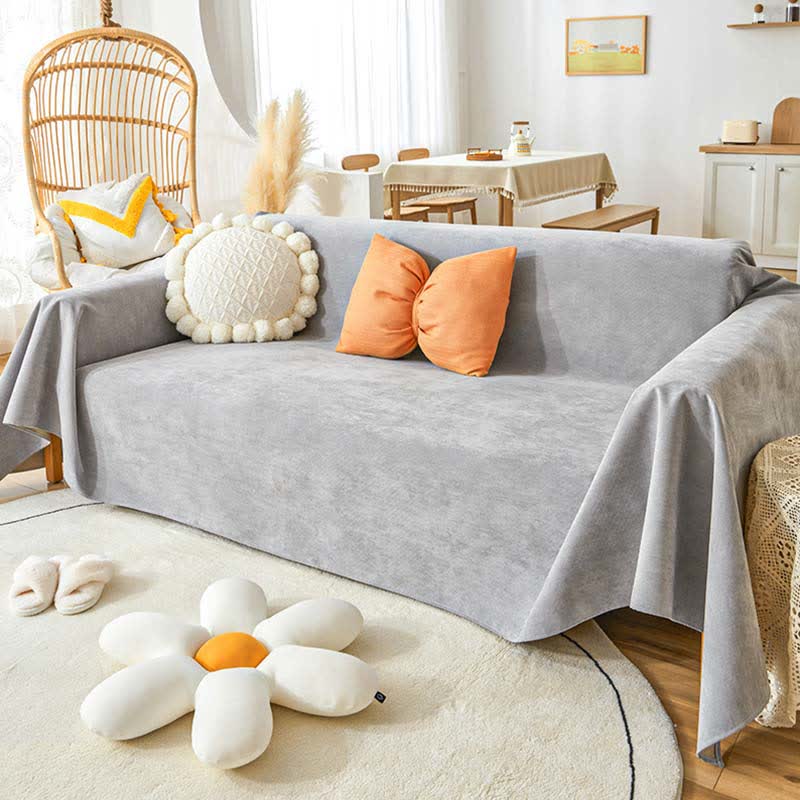 Ownkoti Pure Color Waterproof Pet Couch Cover - Gray - 71" x 165" - image 8