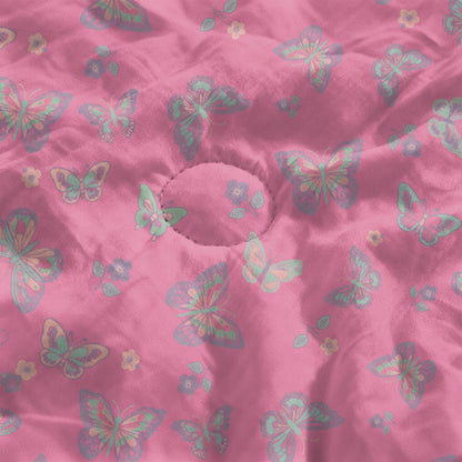 Ownkoti Pink Butterfly Cotton Gauze Jacquard Quilt - image 4