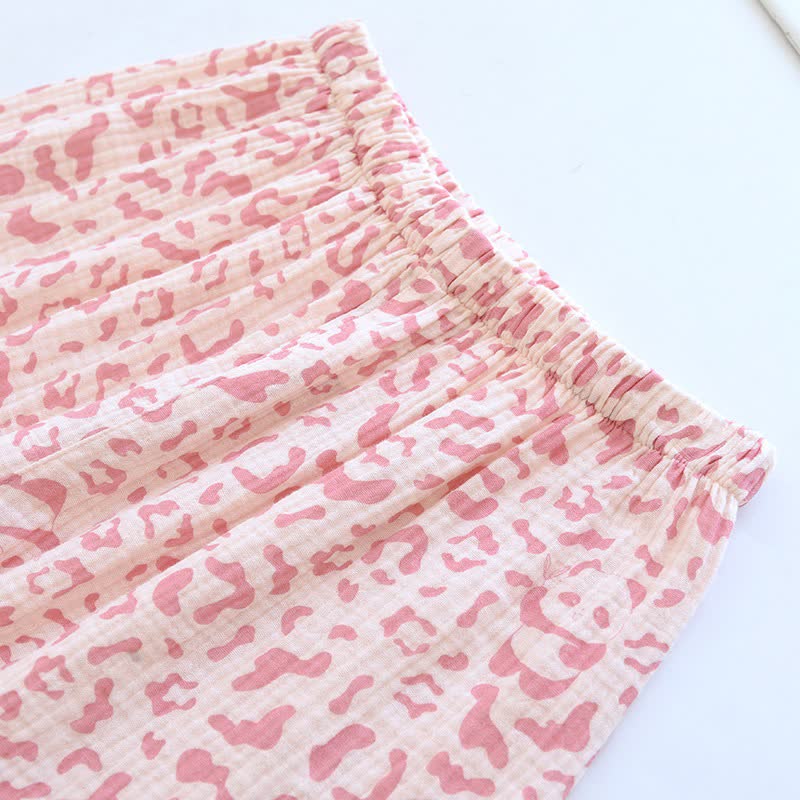 Ownkoti Soft-Tone Leopard Print Cotton Loungewear Set - image 9