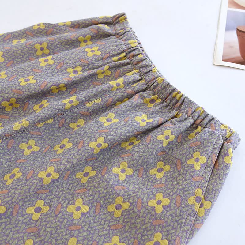 Ownkoti Four-leaf Clover Inspired Cotton Loungewear Set - image 9