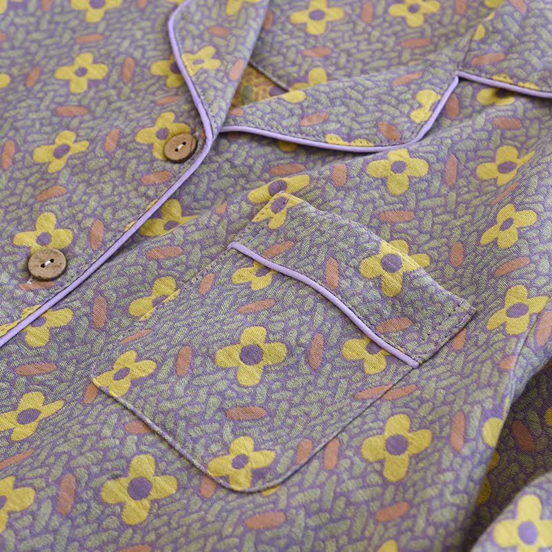 Ownkoti Four-leaf Clover Inspired Cotton Loungewear Set - image 6