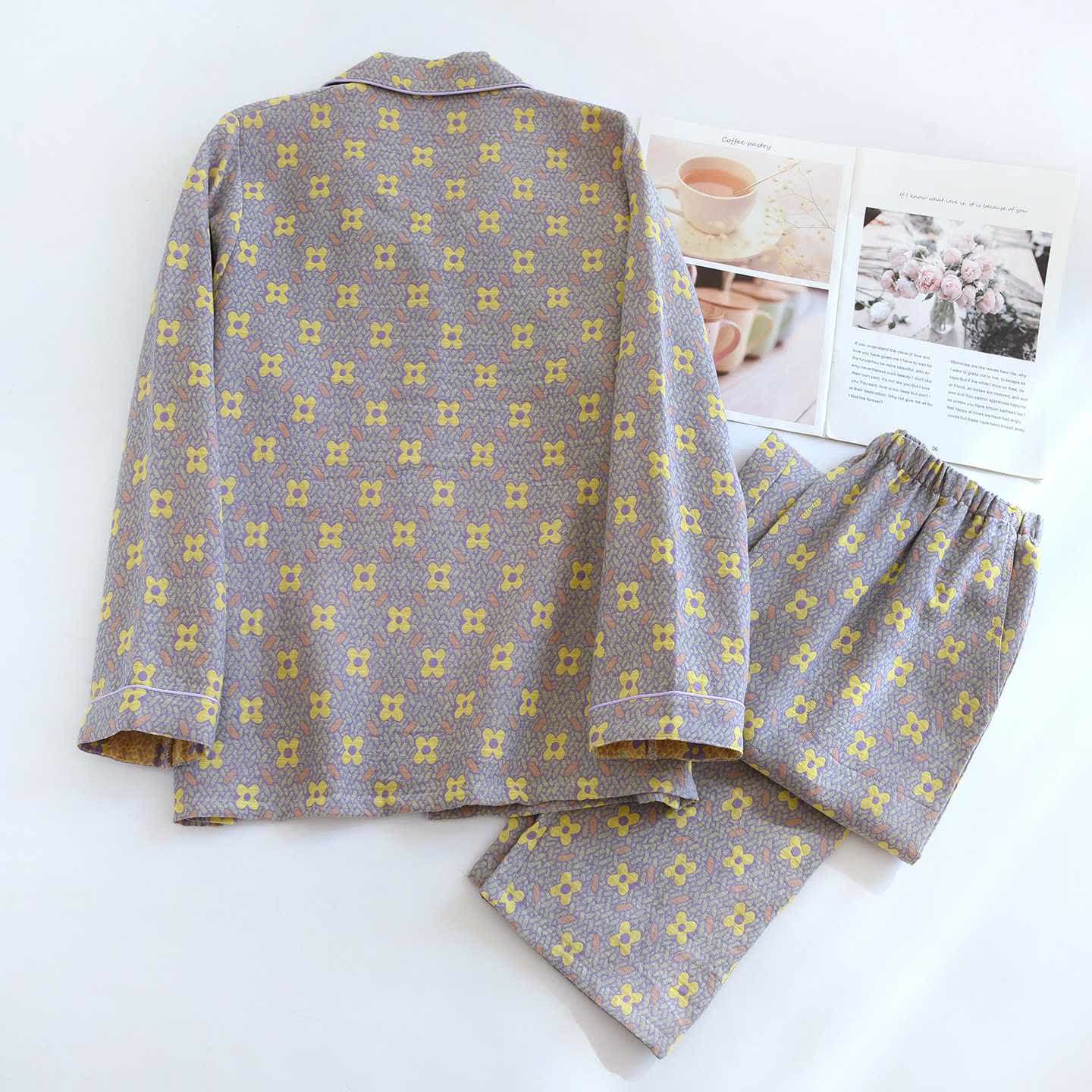 Ownkoti Four-leaf Clover Inspired Cotton Loungewear Set - image 3