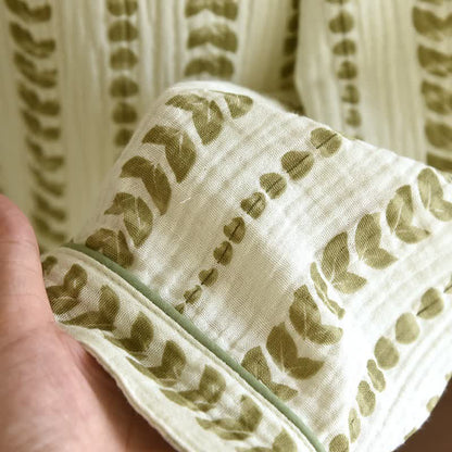 Ownkoti FLeaf Stripe Print Cotton Loungewear Set - image 8