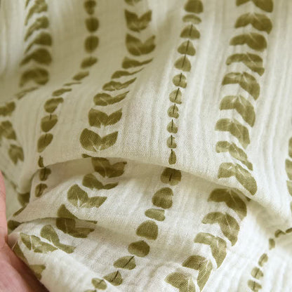 Ownkoti FLeaf Stripe Print Cotton Loungewear Set - image 10