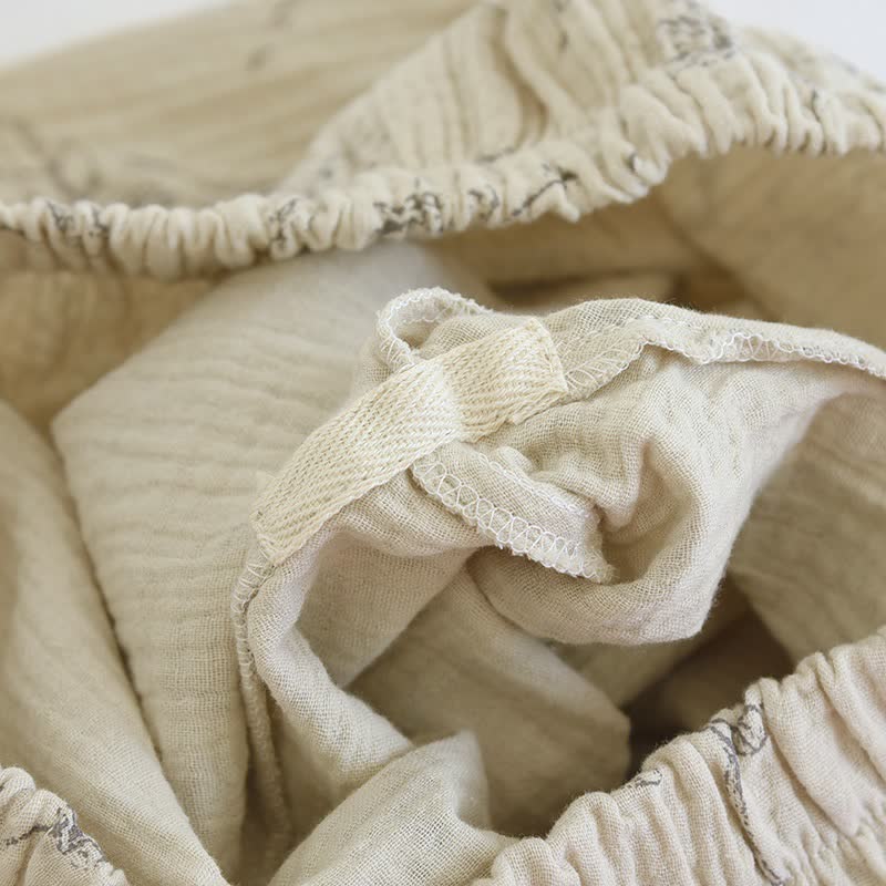 Ownkoti Elegant Vintage Floral Cotton Loungewear Set - image 14