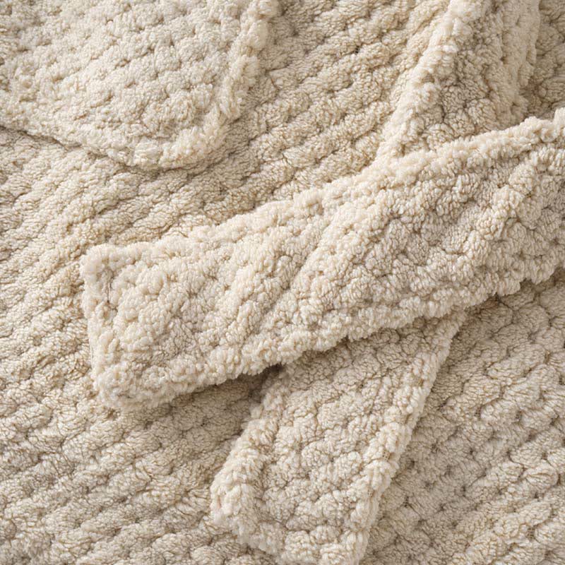 Ownkoti Simple Solid Plush Warm Child Robe - image 6