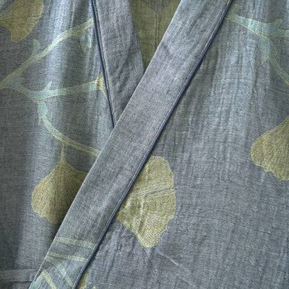 Ownkoti Ginkgo Leaf Organic Cotton Kimono Loungewear - image 3