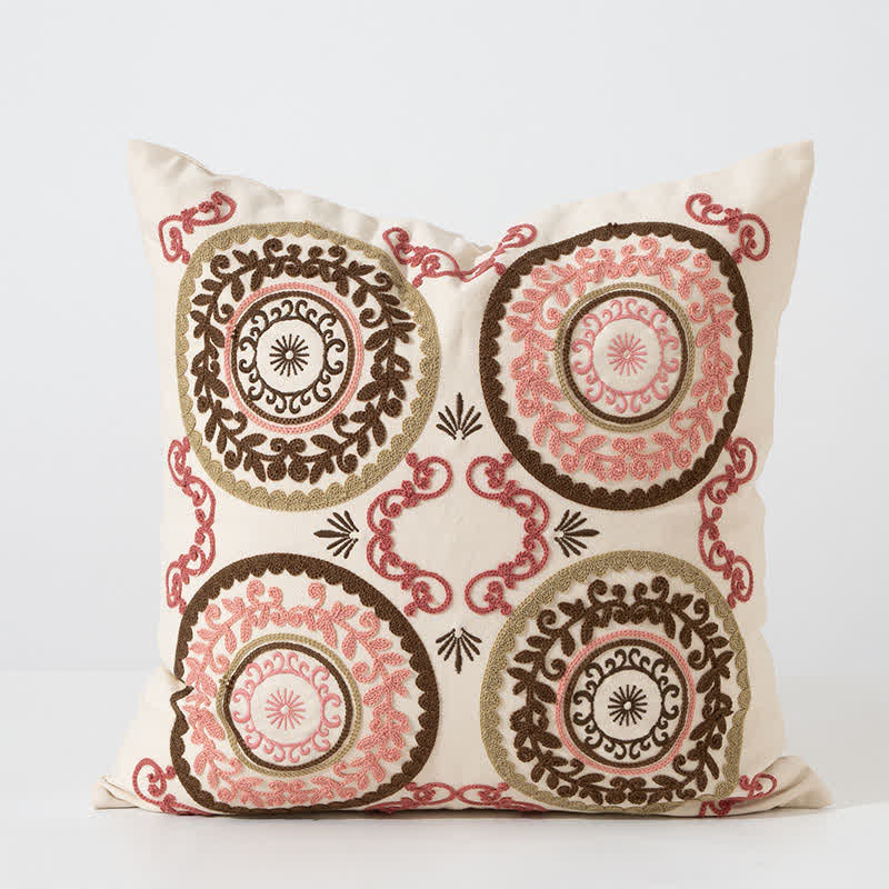 Ownkoti Boho Chic Throw Pillow Cover  - A - 18" x 18" - image 6