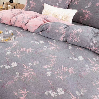 Ownkoti Bamboo Leaf Cotton Double Gauze Bedding Set(4PCS) - image 4