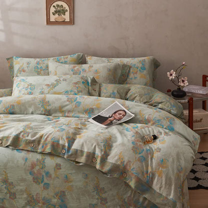 Ownkoti Refresh Botanical Cotton Bedding Set(4PCS) - image 4
