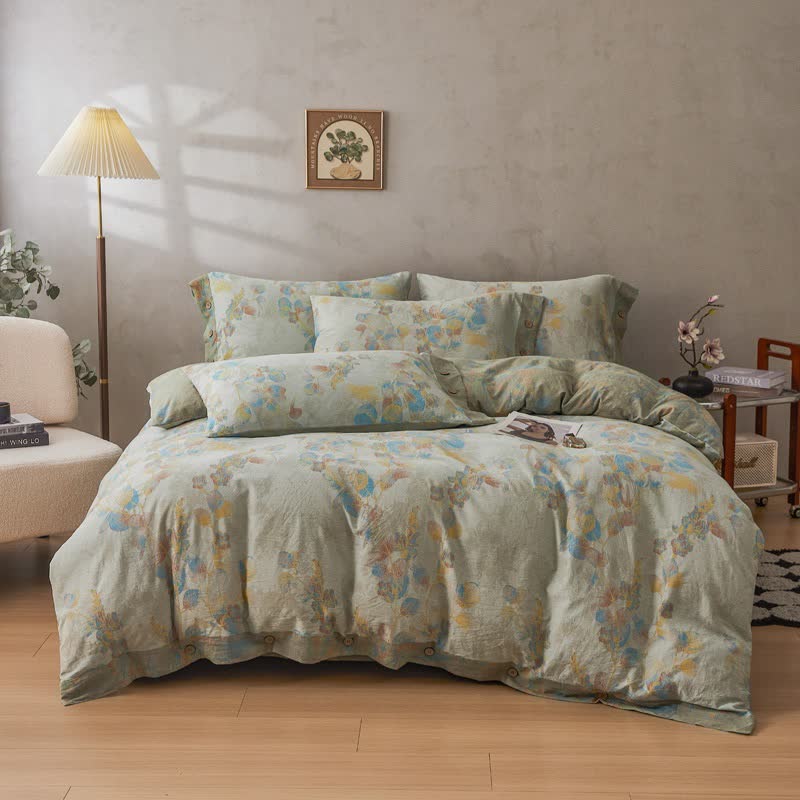 Ownkoti Refresh Botanical Cotton Bedding Set(4PCS) - King - image 0