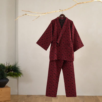 Ownkoti Ginkgo Organic Cotton Kimono Loungewear Set - image 5
