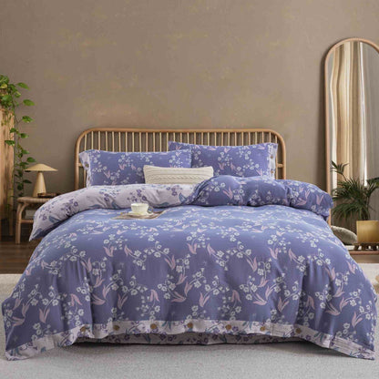 Ownkoti Elegant Floral Cotton Double Gauze Bedding Set(4PCS) - King - image 0