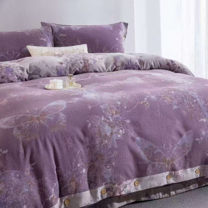 Ownkoti Dreamy Butterfly Cotton Double Gauze Bedding Set(4PCS) - image 2
