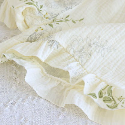 Ownkoti Leaf Print Camisole Cotton Pajama Set - image 10